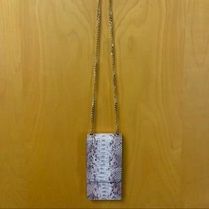 Genuine Leather Snakeskin Nordstrom Cell Phone Carrier w/ Card Slots